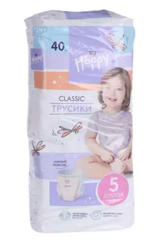 Подгузники-трусики Бэлла Хеппи юниор (11-18кг), 40 шт