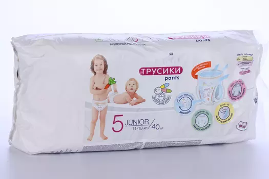 Подгузники-трусики Bella Junior детские (11-18кг), 40 шт