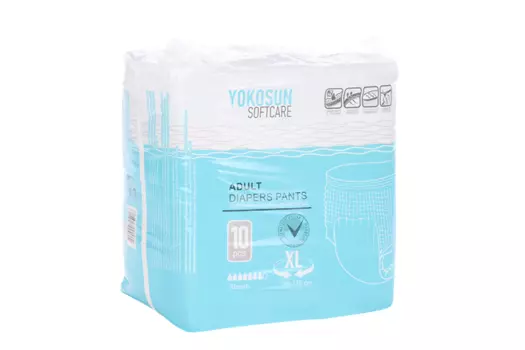 Подгузники-трусики д/взрослых YokoSun 130-170 см XL, 10 шт