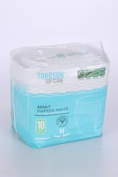 Подгузники-трусики д/взрослых YokoSun 80-120 см М, 10 шт