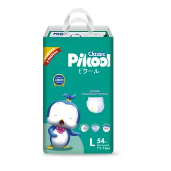 Подгузники-трусики детские Пикул Классик L (11-16кг), 54 шт