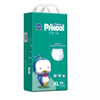 Подгузники-трусики детские Пикул Классик XL (15-25кг), 44 шт