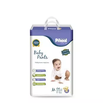Подгузники-трусики детские Пикул Премиум M (8-13кг), 64 шт