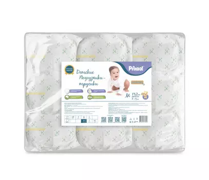 Подгузники-трусики детские Пикул Премиум M (8-13кг), 132 шт