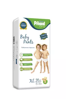 Подгузники-трусики детские Пикул Премиум XL (15-25кг), 54 шт, +подарок салфетки Пикул Премиум х20