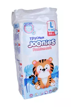 Подгузники-трусики Джунис L (9-14кг), 44 шт