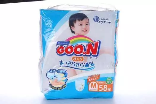Подгузники-трусики Гун M (6-12кг), 58 шт
