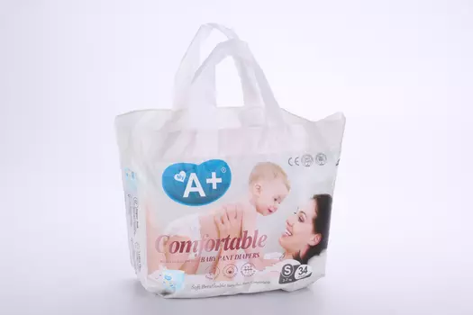 Подгузники-трусики My А+ детские S (3-7 кг), 34 шт