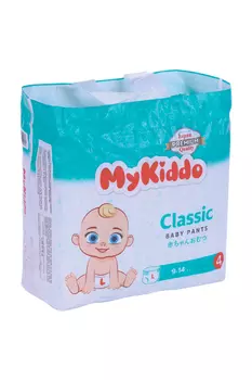 Подгузники-трусики MyKiddo Classic д/детей L (9-14кг), 36 шт