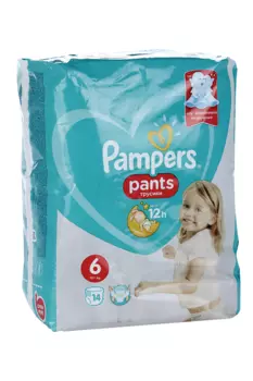 Подгузники-трусики Памперс Пантс экстра лардж (15+кг), 14 шт