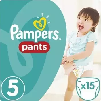 Подгузники-трусики Памперс Пантс джуниор (11-18кг), 15 шт