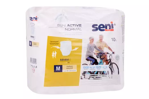 Подгузники-трусики Сени Актив Нормал Медиум, 10 шт