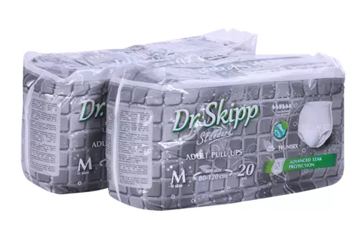 Подгузники-трусы Dr Skipp Standard д/взрослых М2 (80-120 см), 20 шт, 2 шт