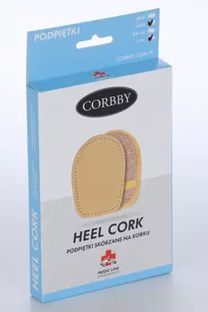Подпяточник Corbby Heel Cork for lady основа коры пробк дуба овеч кожа жен (мал) выс 1 см