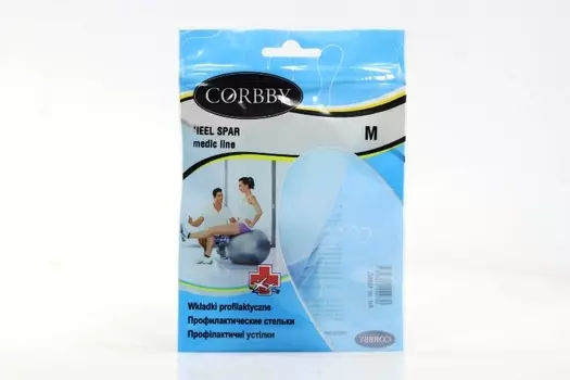 Подпяточник Корбби силикон натуральный при цен. пяточной шпоре M пара