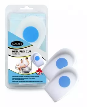 Подпяточник Корбби силиконовый Heel pro cup р.S