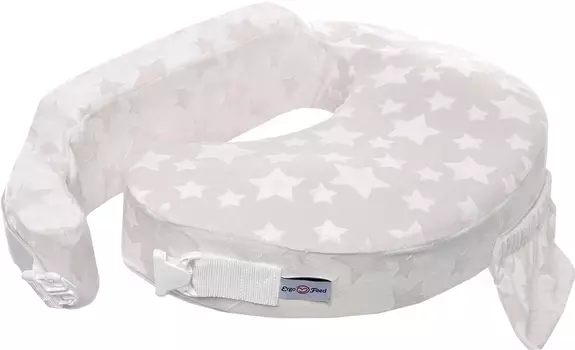 Подушка ЭргоФид эргономич д/корм Звезды, молочный