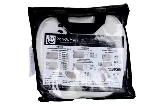 Подушка PandaHug classic Baby с эффектом памяти 24х24х3 см