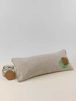 Подушка-валик Био-Текстиль "Кедровое очарование" 20*50