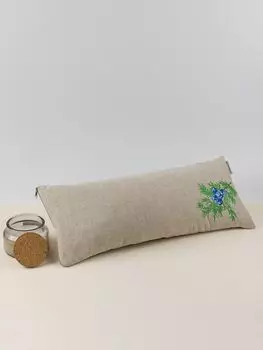 Подушка-валик Био-Текстиль "Здоровый сон" Размер 20*50 с можжевельником