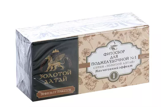 Поджелудочный сбор №1 Золотой Алтай желчегонный эффект, 1,5 г, 20 шт