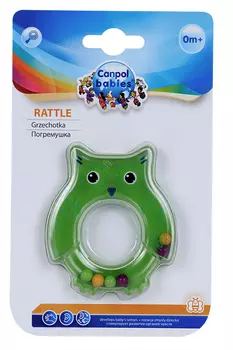 Погремушка Canpol babies Сова (с 0 мес), зеленый