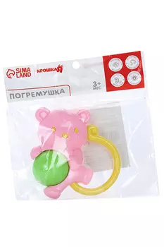 Погремушка «Мышка», цвет МИКС