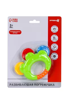 Погремушка «Веер», цвета МИКС