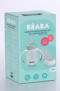 Поильник Beaba зеленый, 210 мл