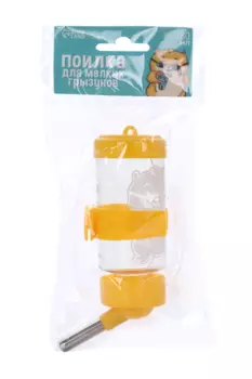 Поилка для грызунов 80 мл, 9 Х 4,5 см, микс цветов