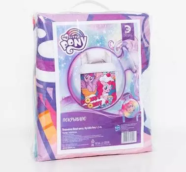 Покрывало "Donut worry" Мой маленький пони 1,5 сп, 145х210 см, микрофибра