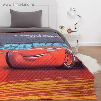 Покрывало "Тачки" 1,5 сп, 145х210 см, микрофибра