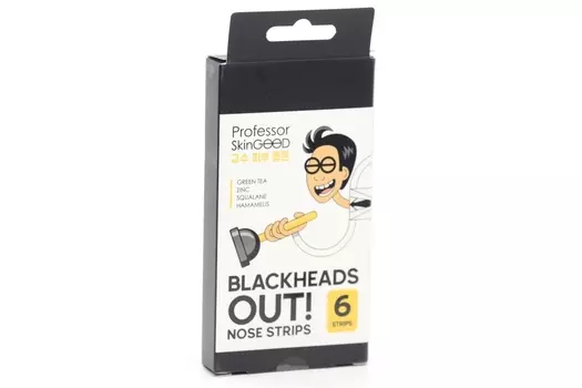 Полоски д/носа Professor SkinGOOD Blackheads Out, 6 шт, (PSG304101)