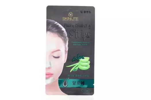 Полоски Скинлайт д/глубокого очищения пор носа алоэ, 3 шт