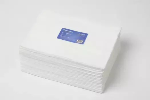 Полотенце 45*90 пачка White line белый, 50 штук