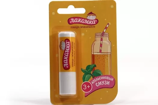 Помада Лаборатория природы Апельсиновый смузи гигиен, 2,8 г