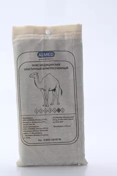 Пояс Almed мед эласт согревающий с шерстью верблюда р 6 (XXL)