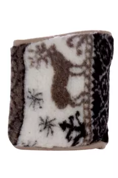 Пояс Дачник меховой из верблюж шерсти р 54-58, олени