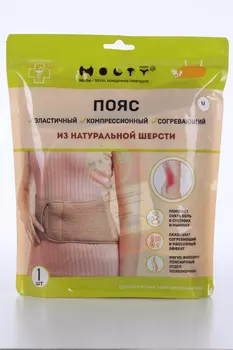 Пояс Holty из овечьей шерсти эласт/компресс/согревающ 104 модель р M