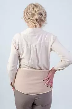 Пояс согревающий Био-текстиль (овечий) S-L (светлый) 1шт