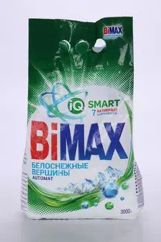 Порошок стиральный BiMax "Автомат Белоснежные вершины",3 кг