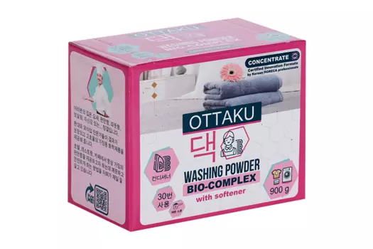 Порошок стиральный OTTAKU BIO-COMPLEX концентрированный универсал с кондиционер 900 г