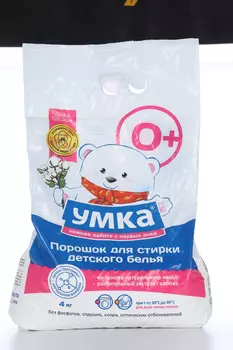 Порошок стиральный универсальный детский "Умка", 0+ 4 кг