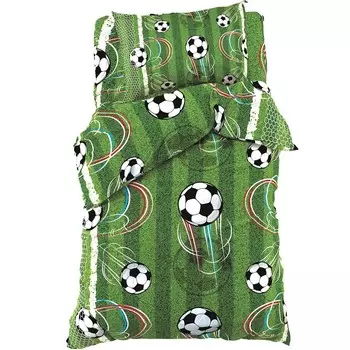 Постельное белье Этель 1,5 сп Футбол 143х215 см наволочка 50х70 см 1 шт 100% хл бязь 125 г/м2