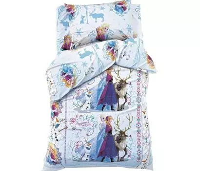 Постельное бельё 1,5 сп "Сказка" Холодное сердце -1 шт., 100% хлопок, бязь 125 г/м2
