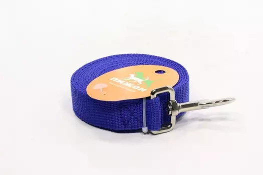 Поводок 3 м х 2,5 см, синий