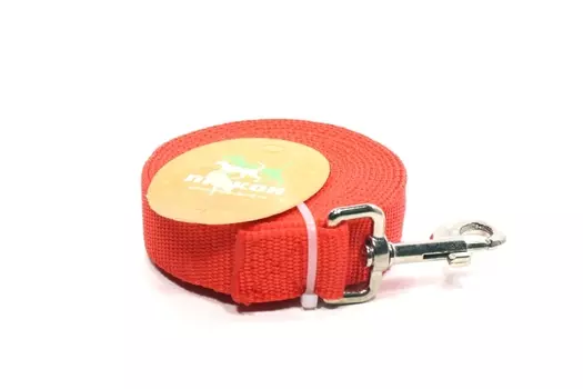 Поводок 3 м х 2,5 см, красный