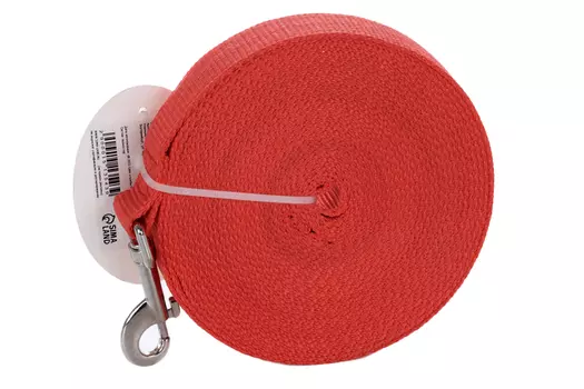 Поводок 7 м х 2,5 см, красный
