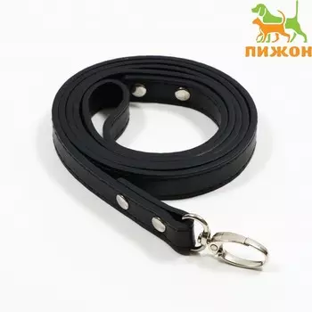 Поводок "Основа" 120 х 1,5 см, черный