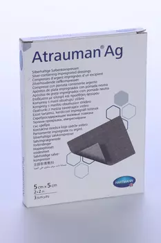 Повязка Атрауман АГ 5х5 см, 3 шт